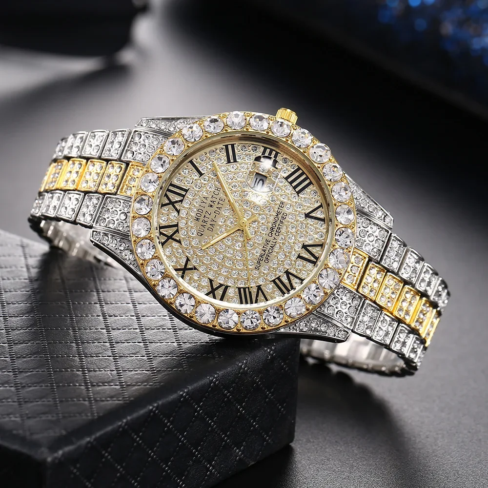 Luxury Watch For Sale - Hot Sale Diamond Bling Watch Men