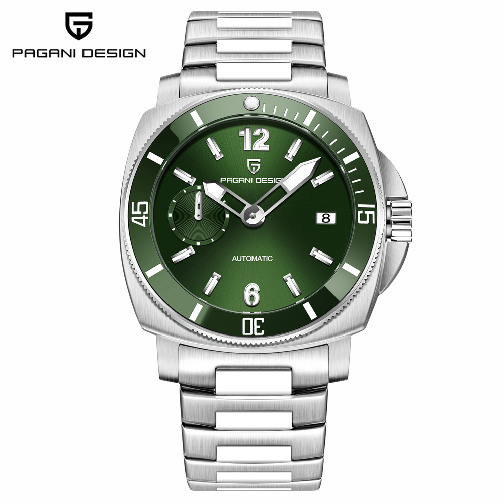 Luxury Watch With Green Dial - PAGANI DESIGN Men's Watch Luxury Gradient