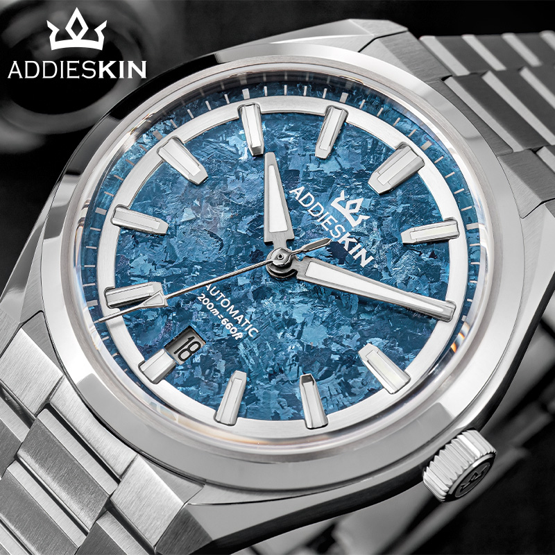 Minute Repeater Watch - ADDIESKIN K006 Blue Crystallized Titanium Dial