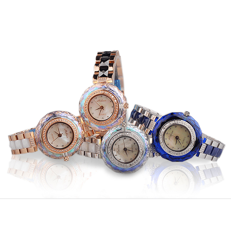 Luxury Watch For Sale - SALE!!! Discount Melissa Ceramic Crystal Rotating