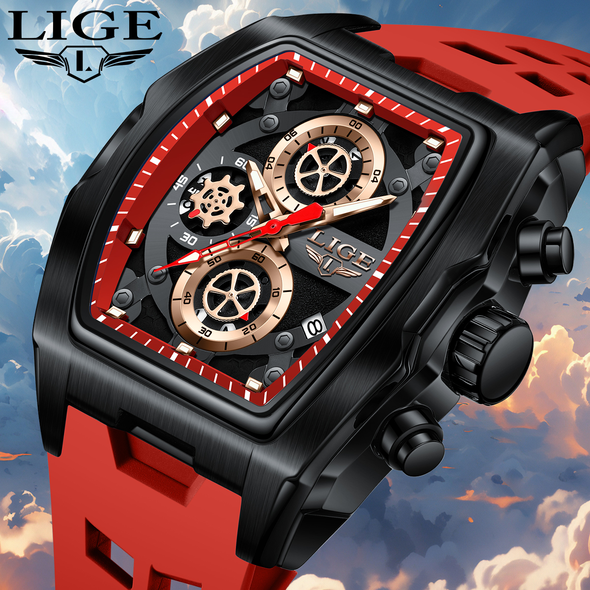 Luxury Watch For Sale - LIGE Hot Sale Fashion Men Quartz