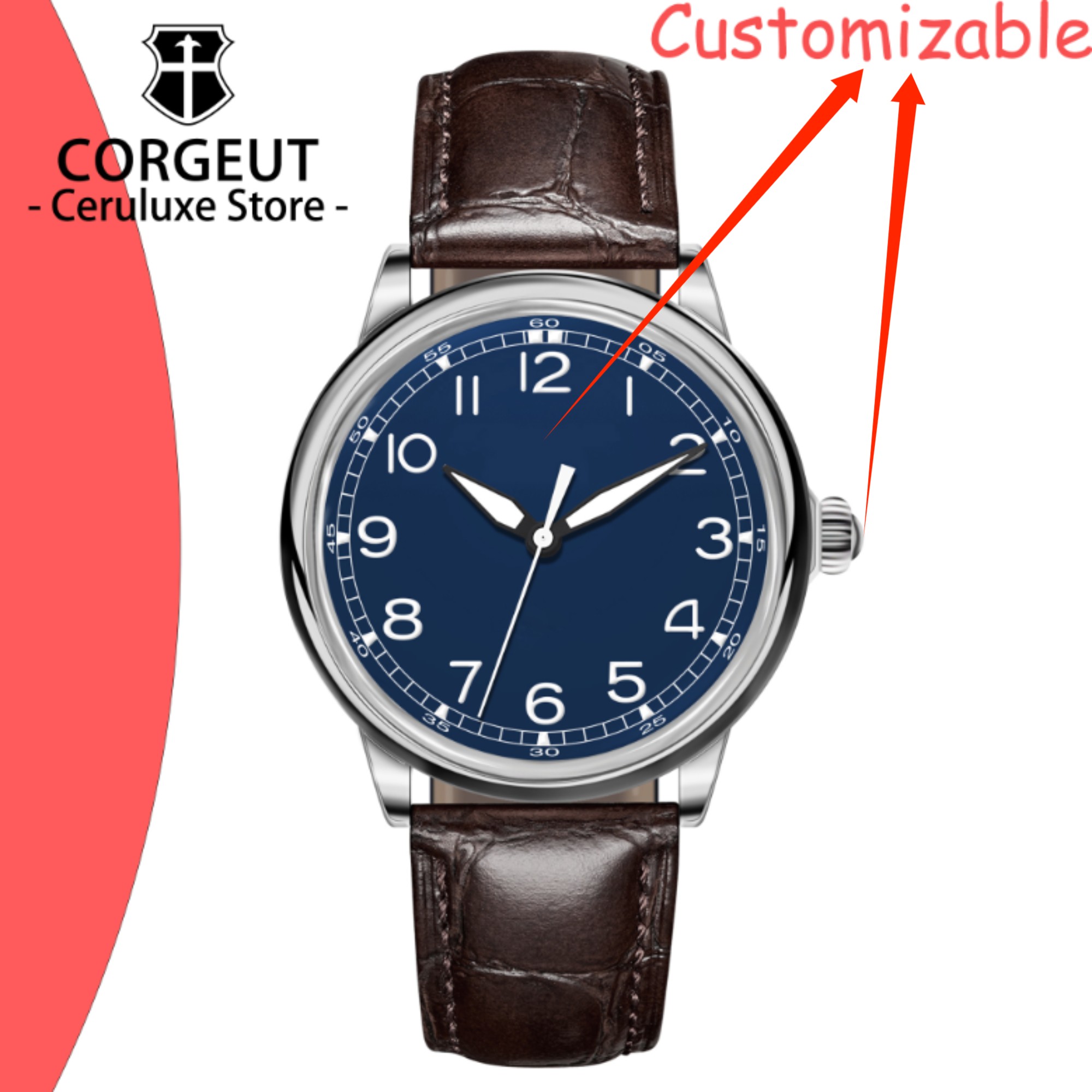 Luxury Watch Collection - CUSTOM Logo 41mm MIYOTA8215 Automatic Mechanical