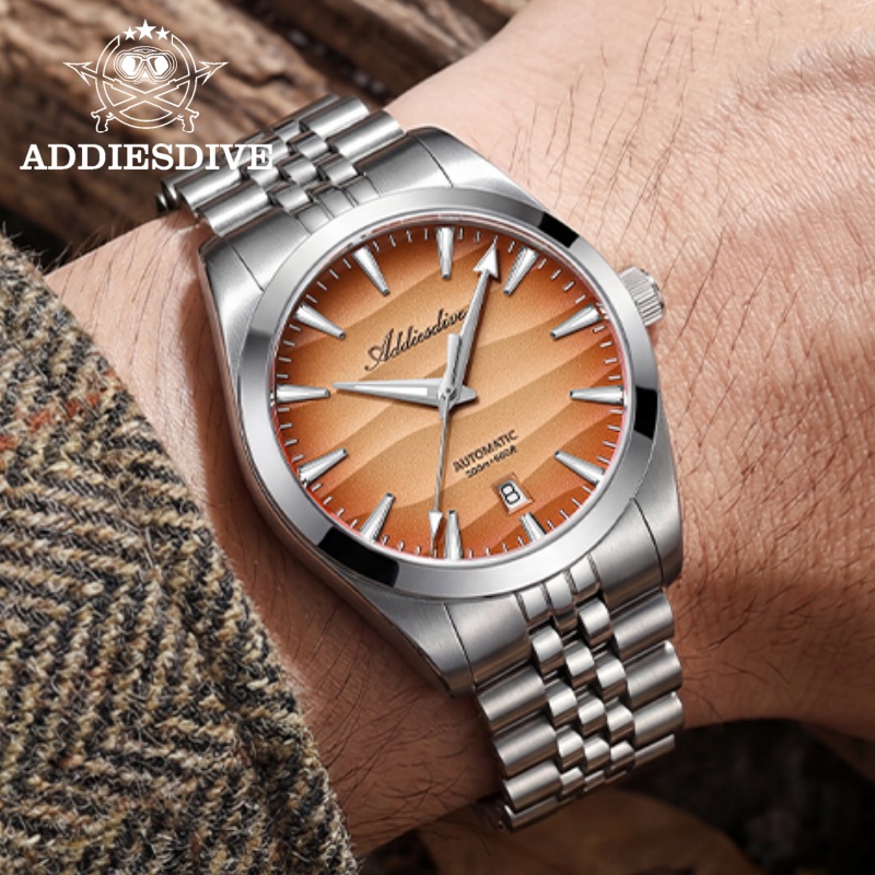 Minute Repeater Watch - ADDIESDIVE 39mm Desert Texture Mechanical Automatic