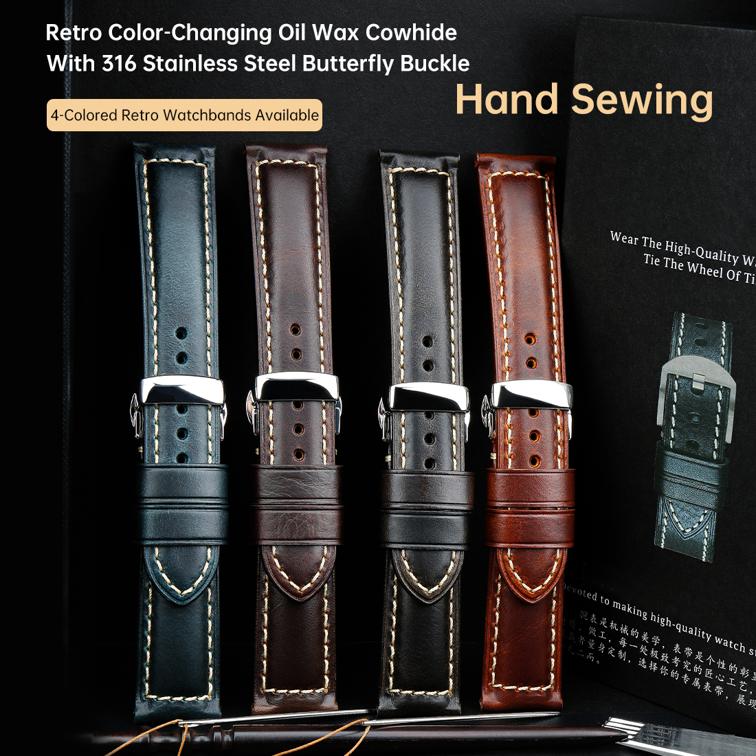 Luxury Handmade Watch Band Wit - огляд і ціна Luxury Watch Panerai