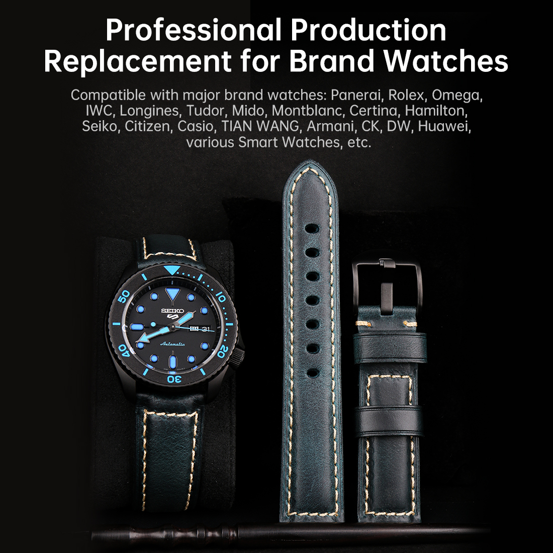 Luxury Handmade Watch Band Wit - огляд і ціна Luxury Watch Panerai