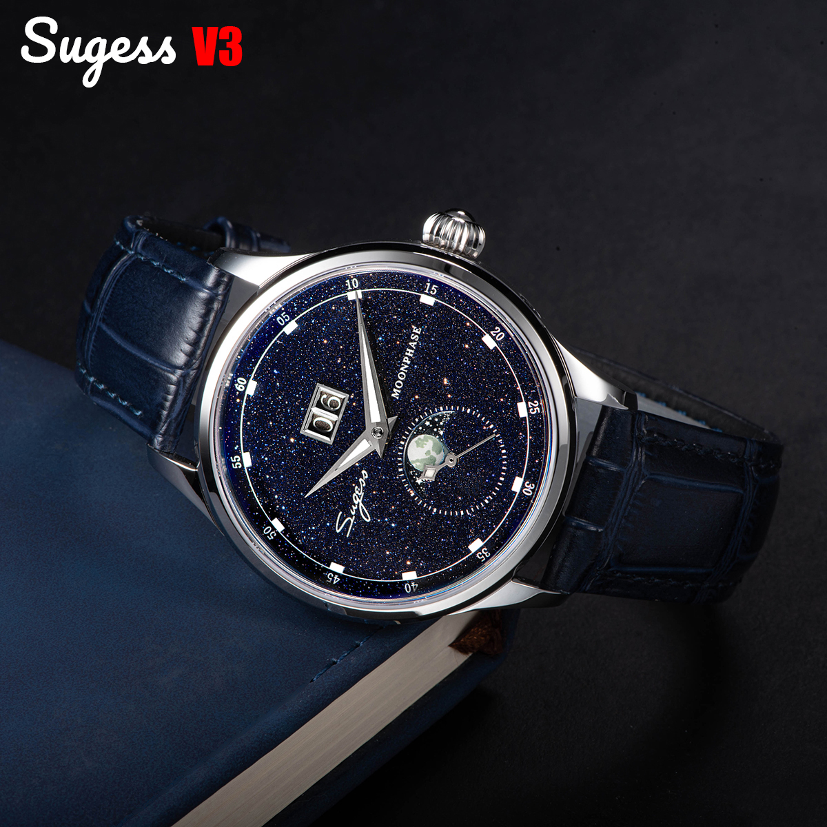 Sugess Moonphase Watch of Men  - огляд і ціна Minute Repeater Watch