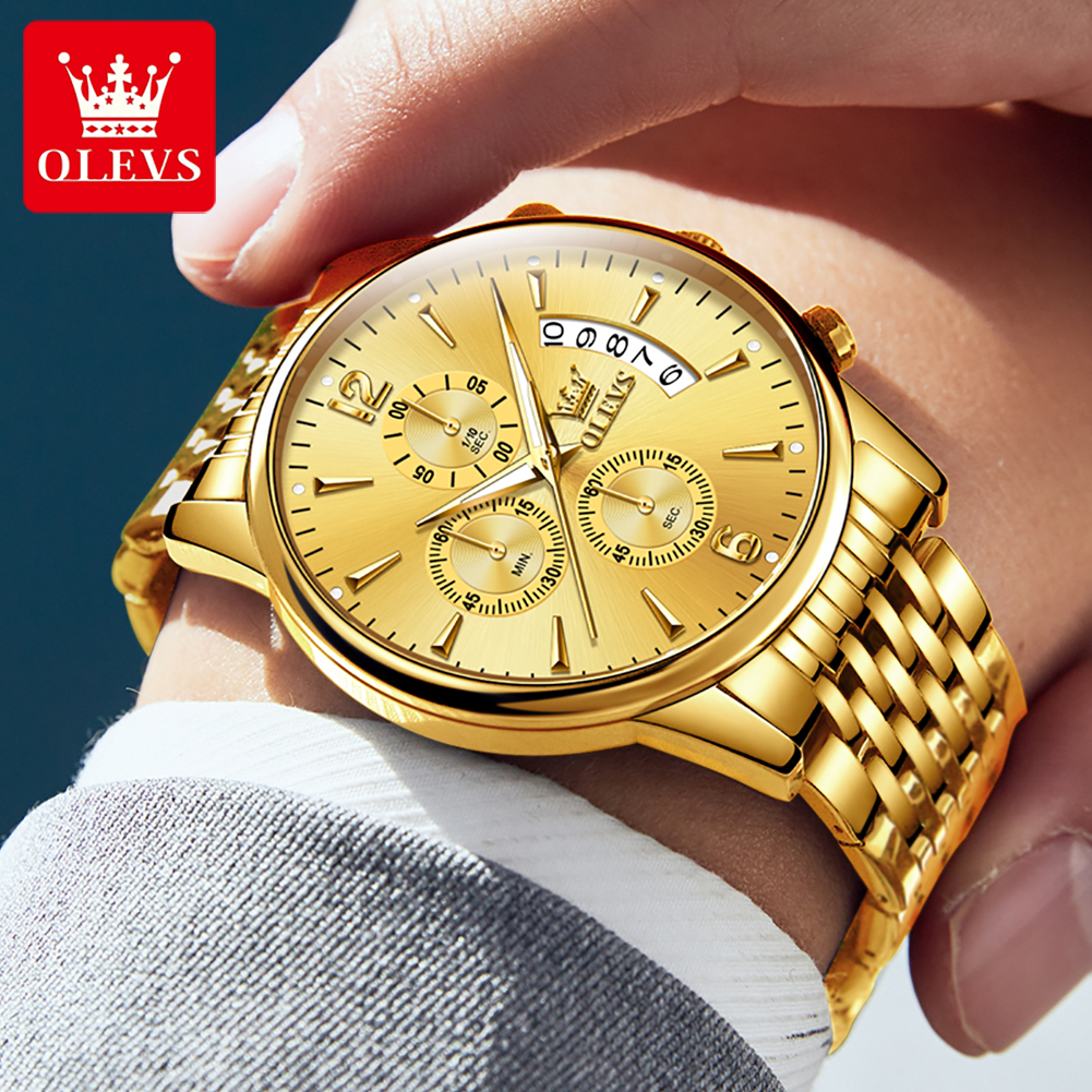 OLEVS luxury brand men's watch - огляд і ціна Luxury Watch Brands