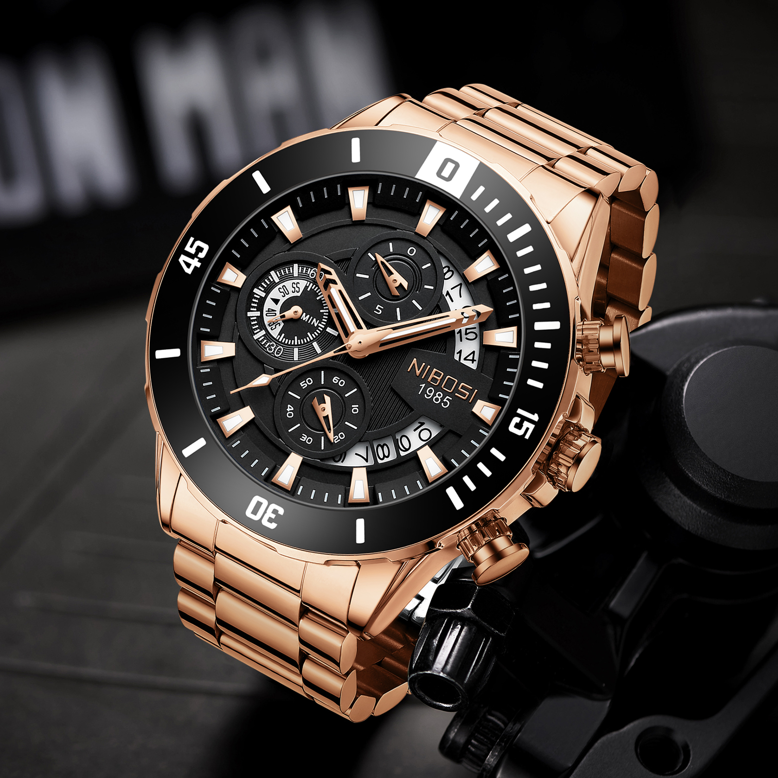 NIBOSI New Men's Watches Top B - огляд і ціна Luxury Watch Brands