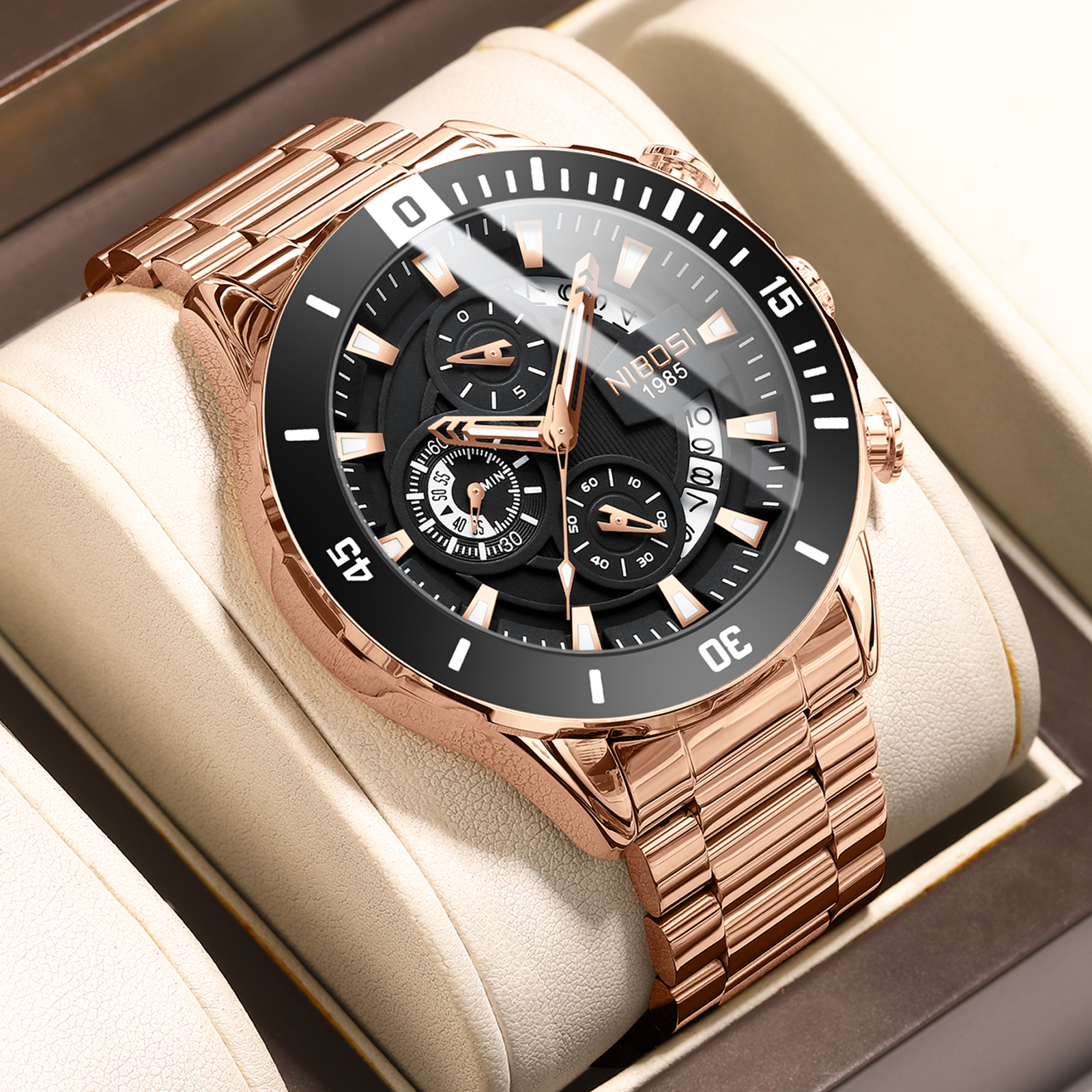 NIBOSI New Men's Watches Top B - огляд і ціна Luxury Watch Brands