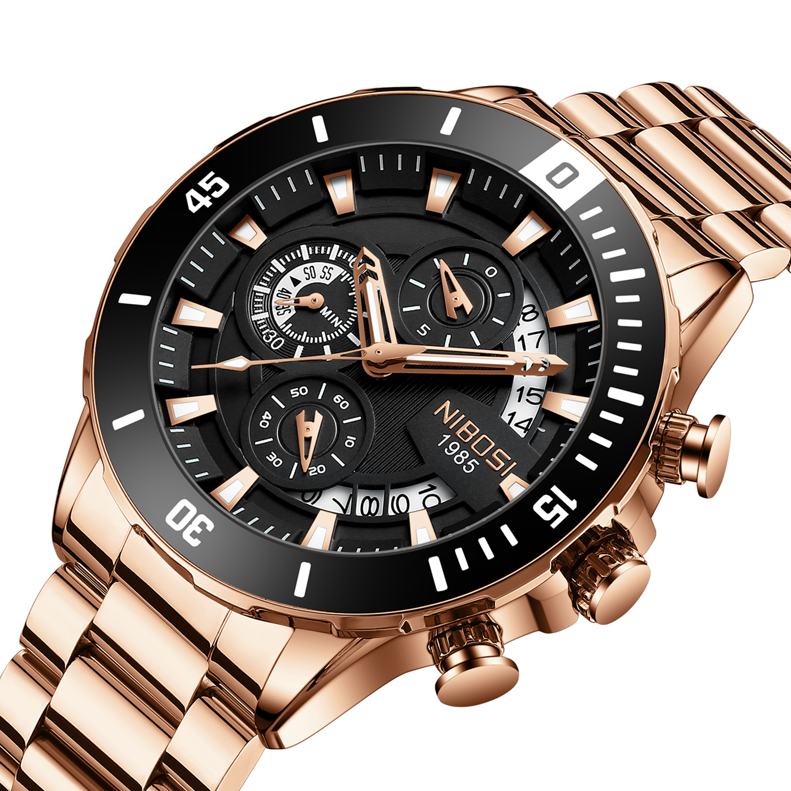 NIBOSI New Men's Watches Top B - огляд і ціна Luxury Watch Brands