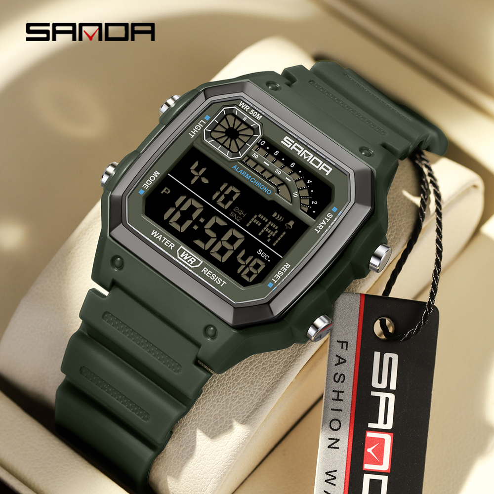 SANDA 6196 Men Electronic Watc - огляд і ціна Minute Repeater Watch