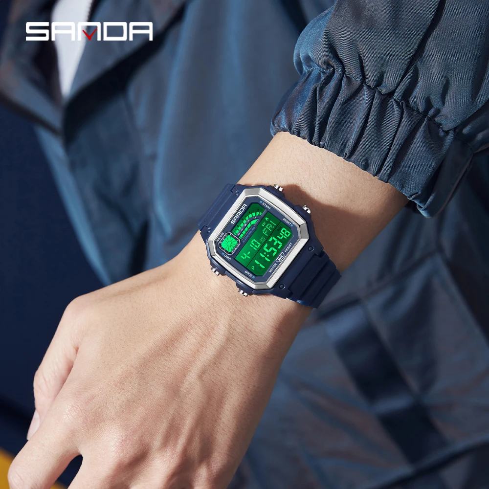 SANDA 6196 Men Electronic Watc - огляд і ціна Minute Repeater Watch