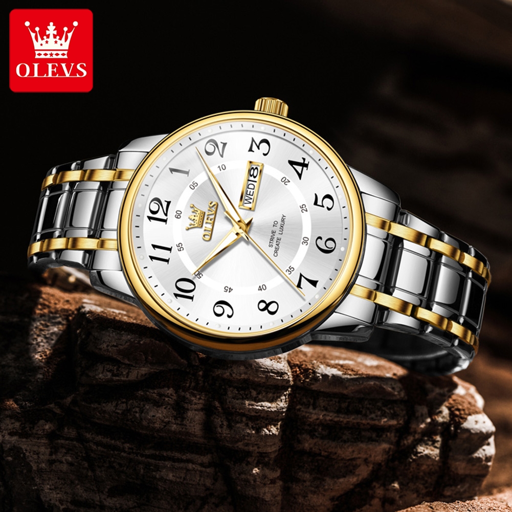 OLEVS Casual fashion men's wat - огляд і ціна Luxury Watch Brands