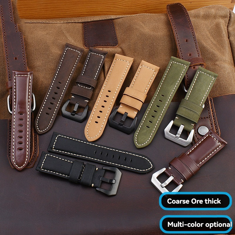 Handmade Genuine Leather Strap - огляд і ціна Luxury Watch Panerai