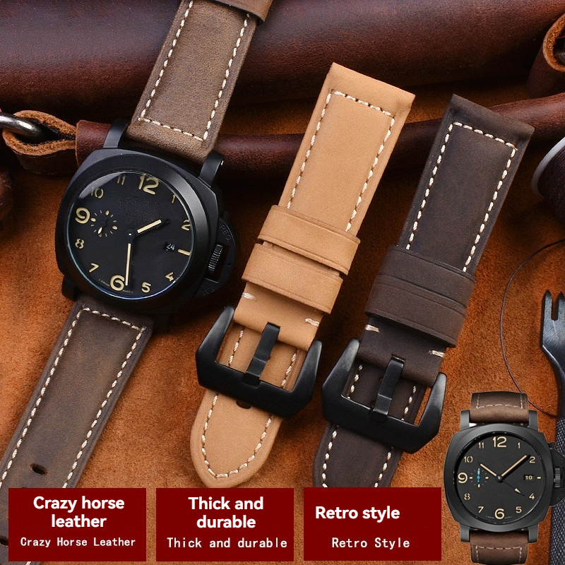 Handmade Genuine Leather Strap - огляд і ціна Luxury Watch Panerai