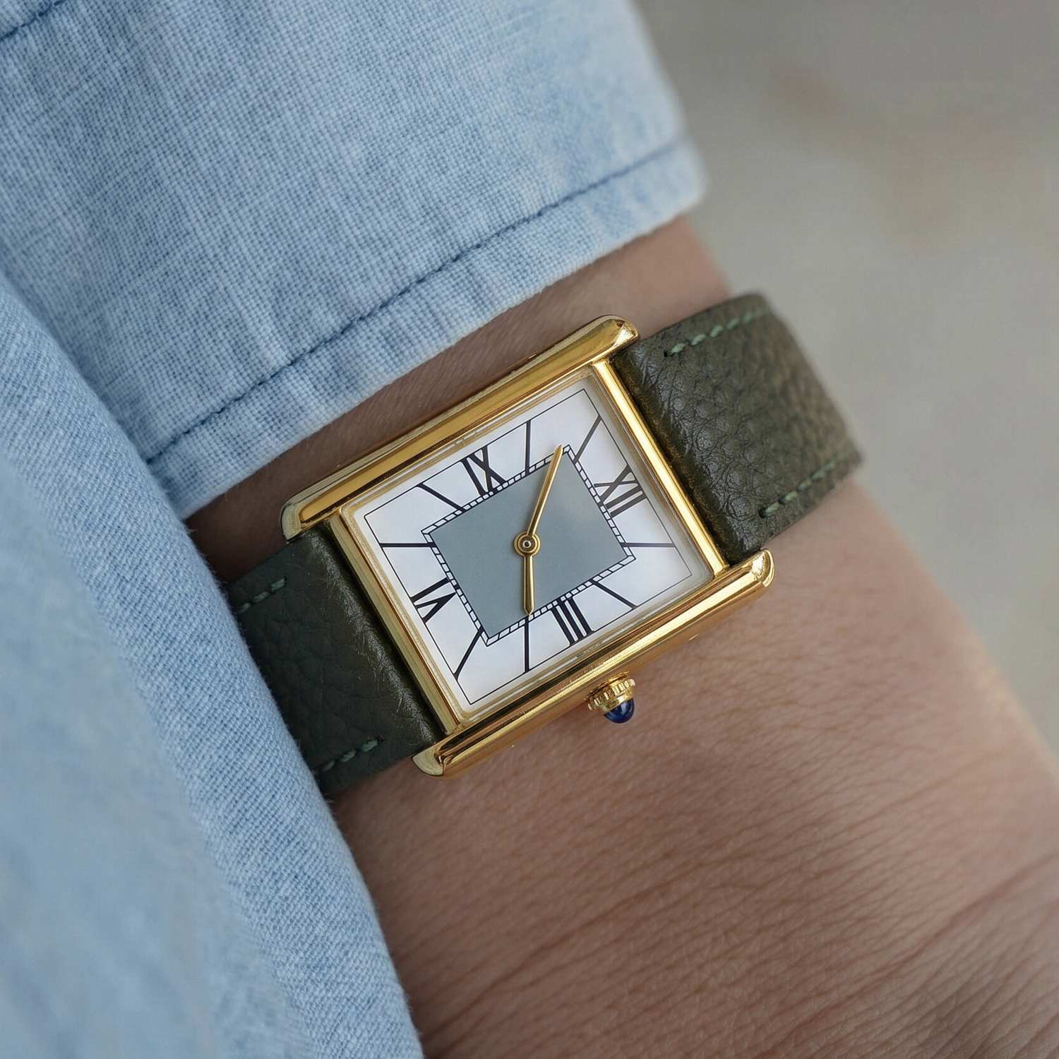 CILOA Luxury Minimalist Square - огляд і ціна Luxury Watch With Green Dial