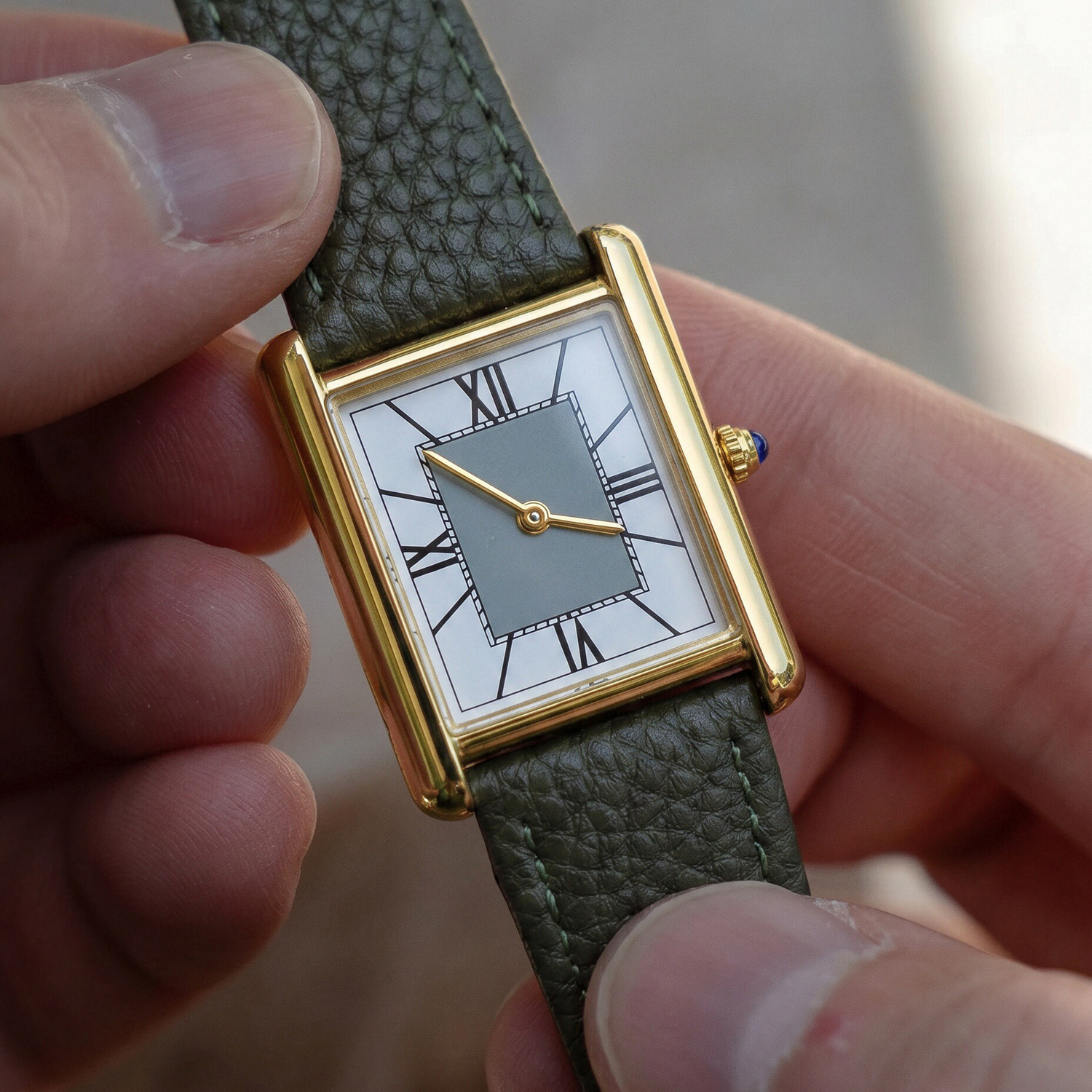 CILOA Luxury Minimalist Square - огляд і ціна Luxury Watch With Green Dial