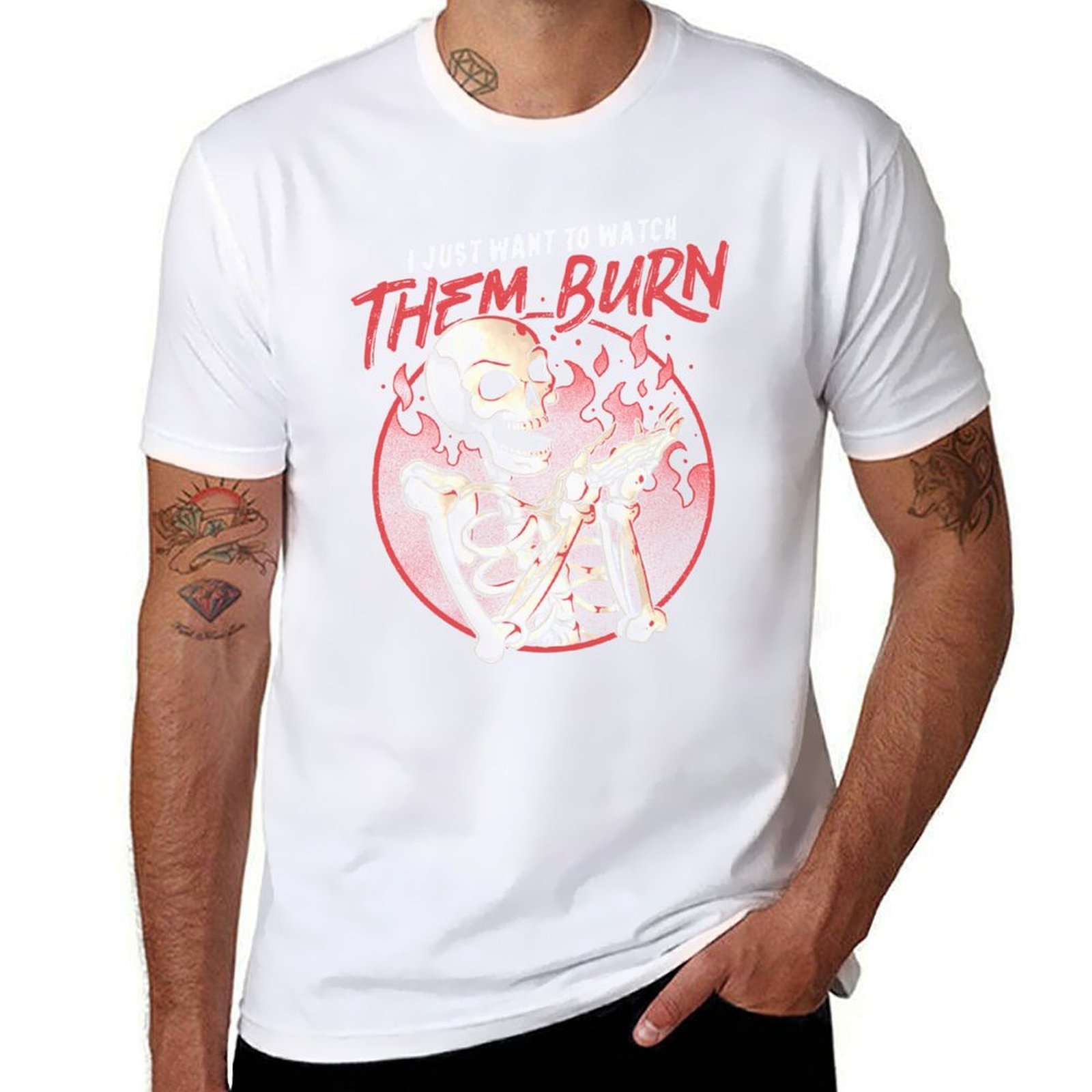 Watch Them Burn Skull Funny Gi - огляд і ціна Luxury Watch China