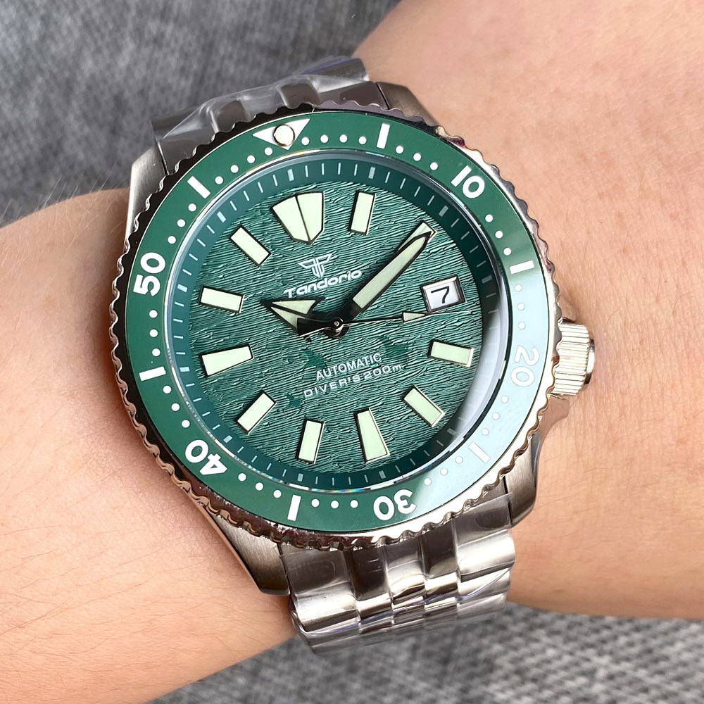 Tandorio 41mm Luxury Green Dia - огляд і ціна Luxury Watch With Green Dial