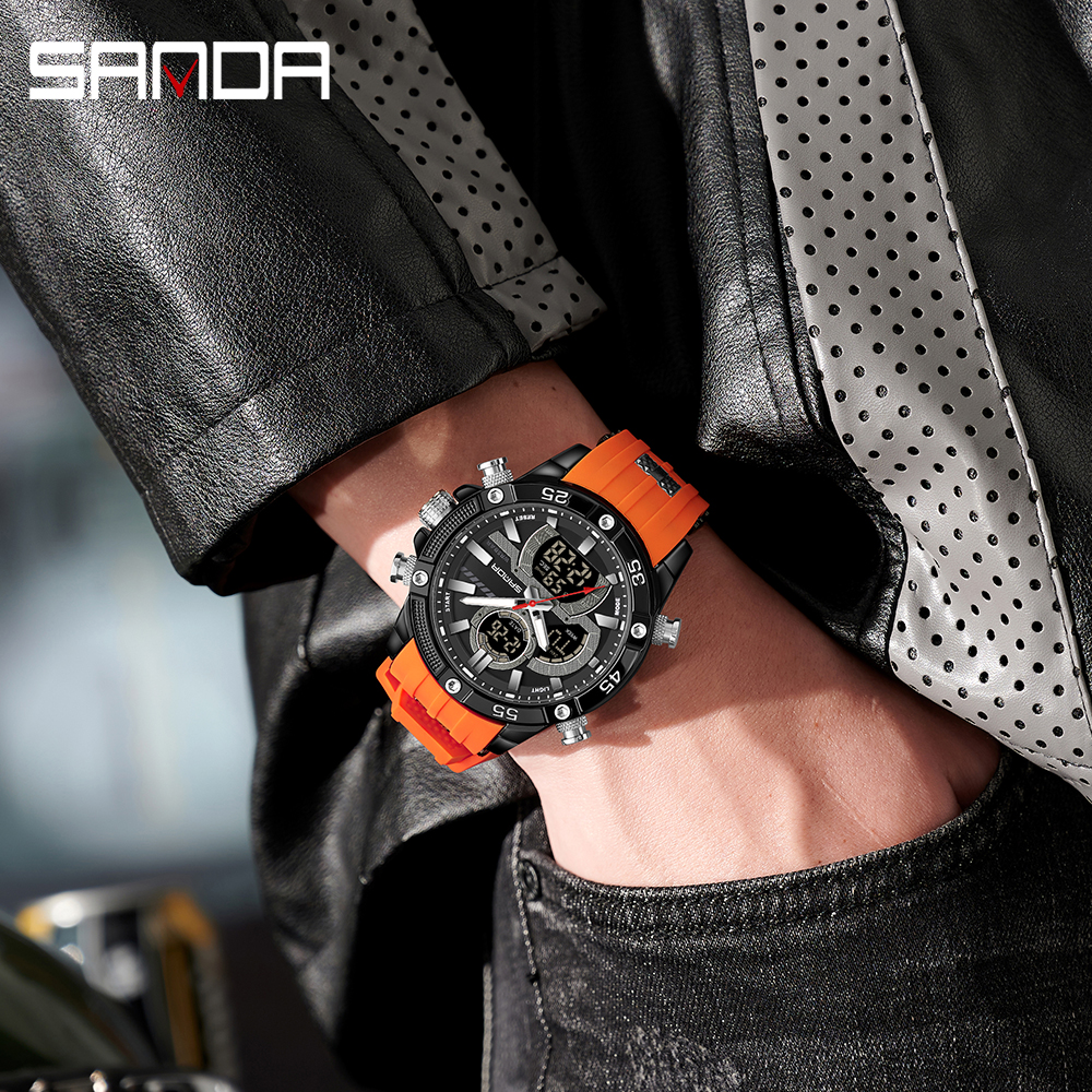 SANDA New 6162 Fashionable Men - огляд і ціна Minute Repeater Watch