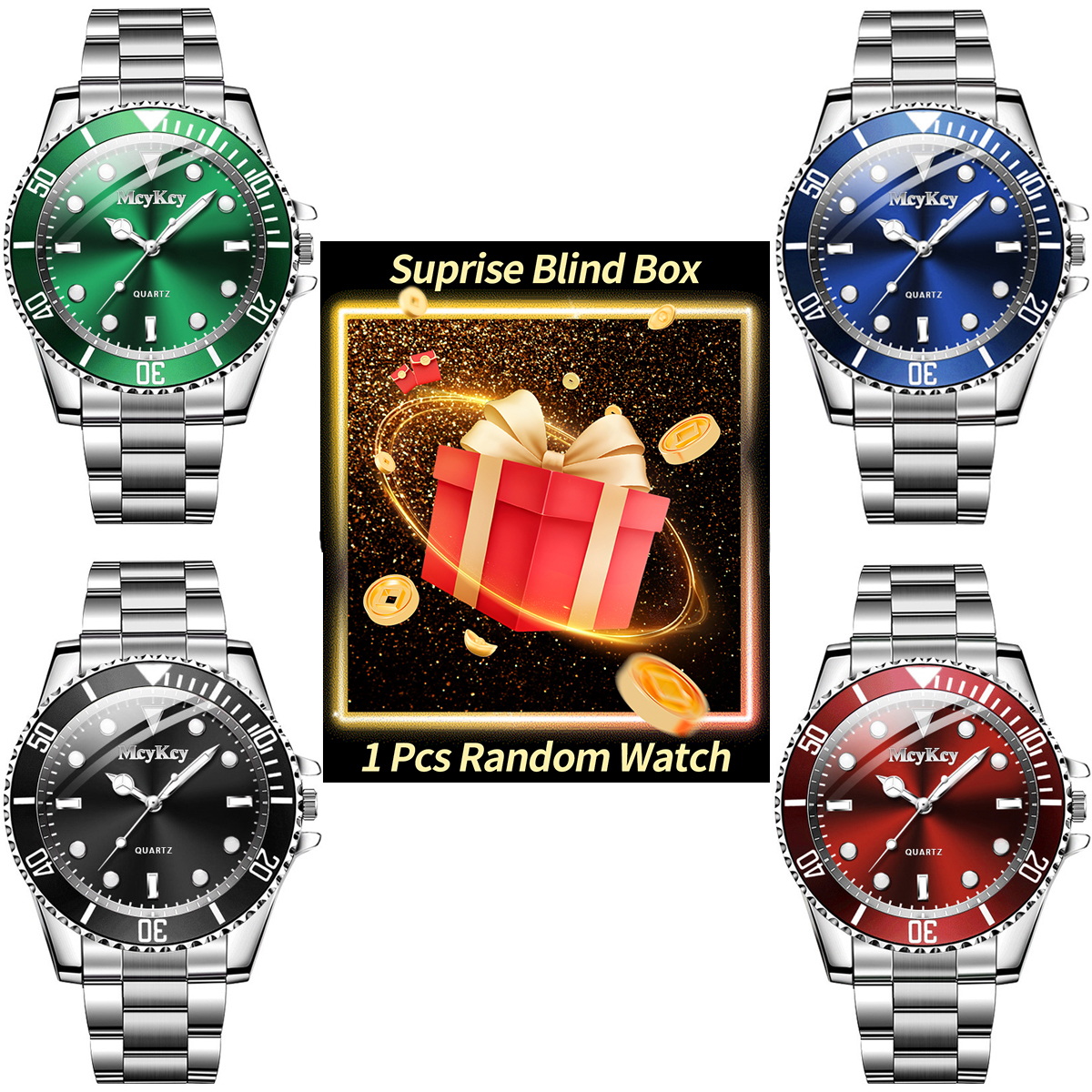 1PC Surprise Mystery Watch Bli - огляд і ціна Luxury Watch Collection