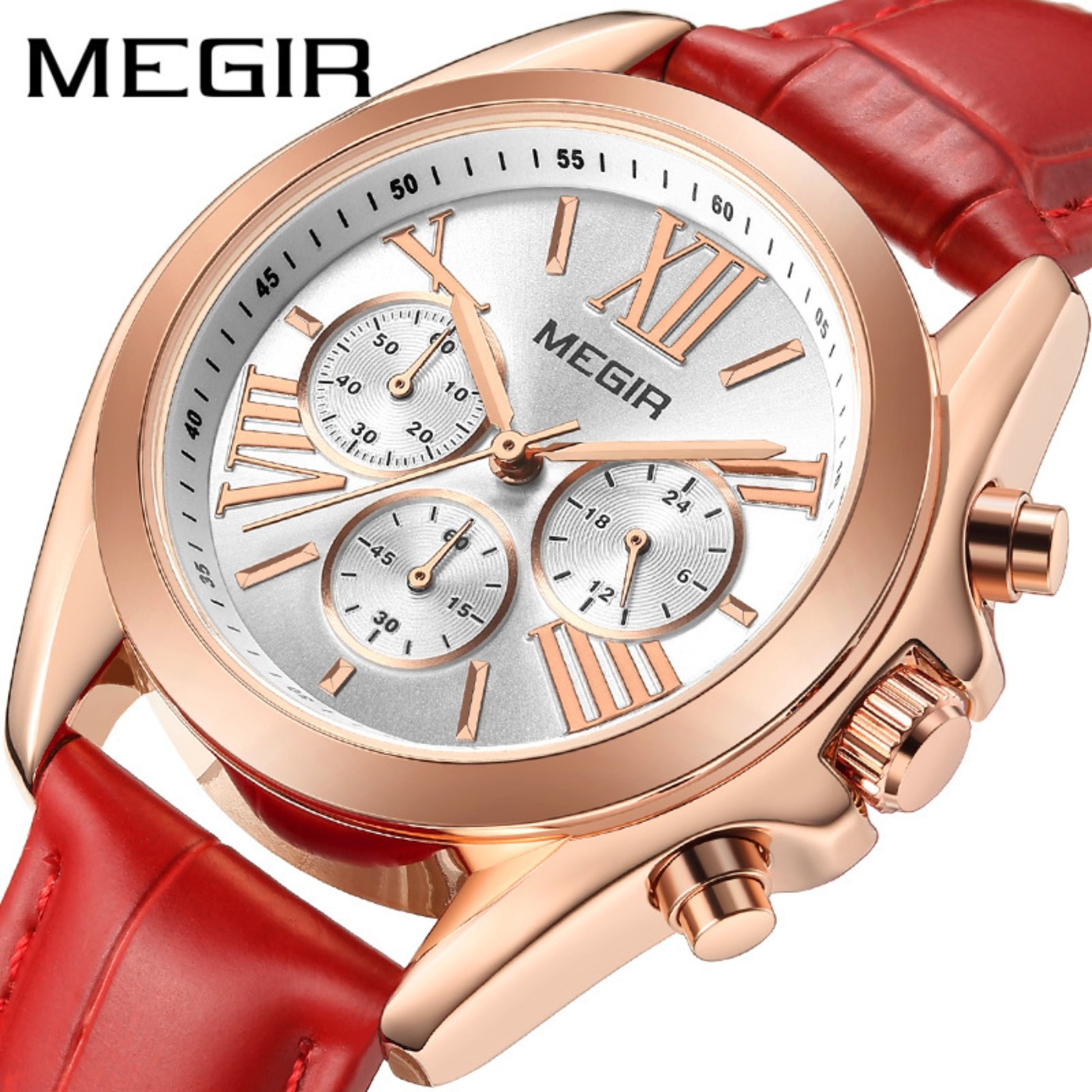 MEGIR New Luxury Leather Watch - огляд і ціна Luxury Watch Brands