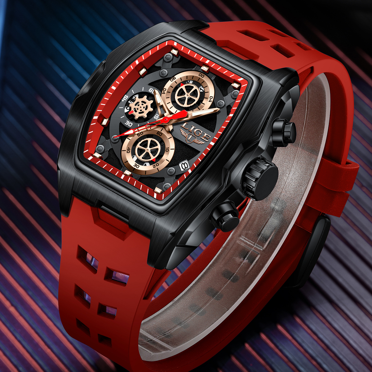 LIGE Hot Sale Fashion Men Quar - огляд і ціна Luxury Watch For Sale