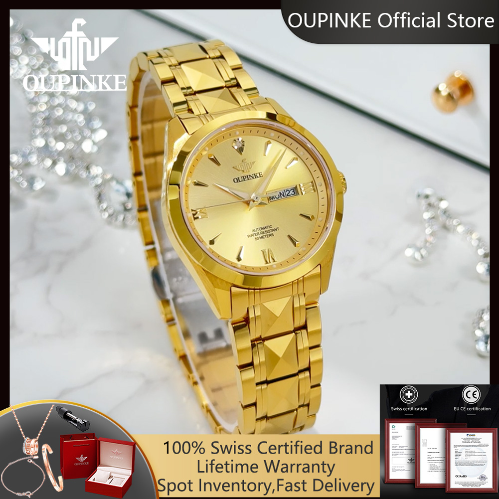 OUPINKE 3306 Real Diamond Woma - огляд і ціна Luxury Watch Japan