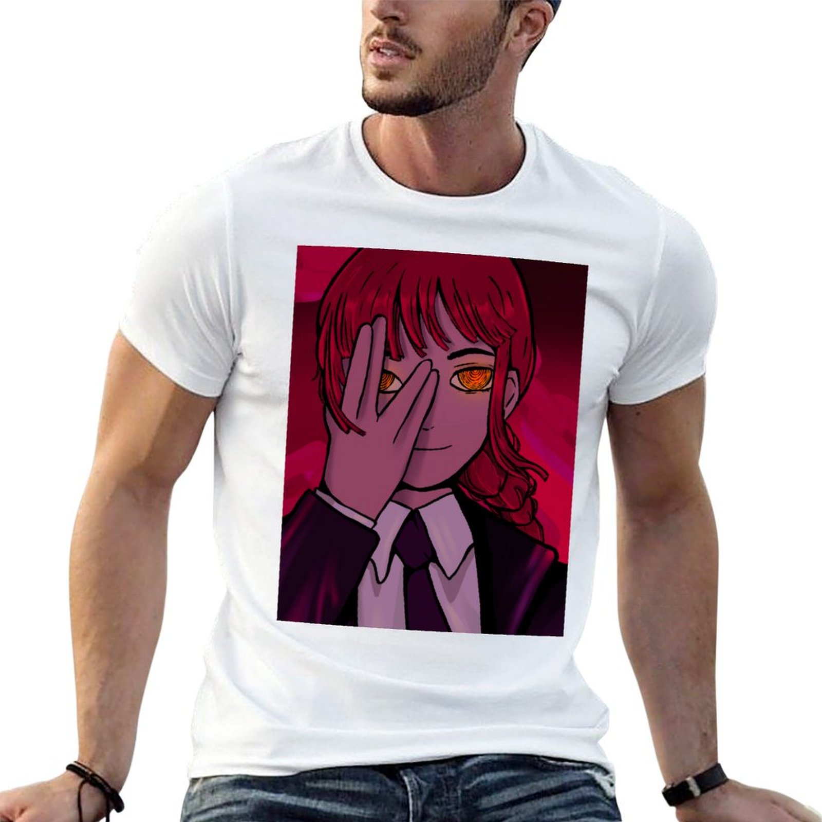Makima is watching T-Shirt t s - огляд і ціна Luxury Watch China