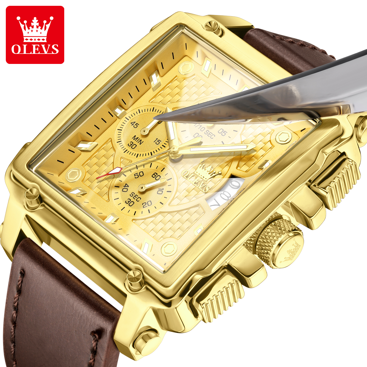 OLEVS brand mens watches water - огляд і ціна Luxury Watch Brands