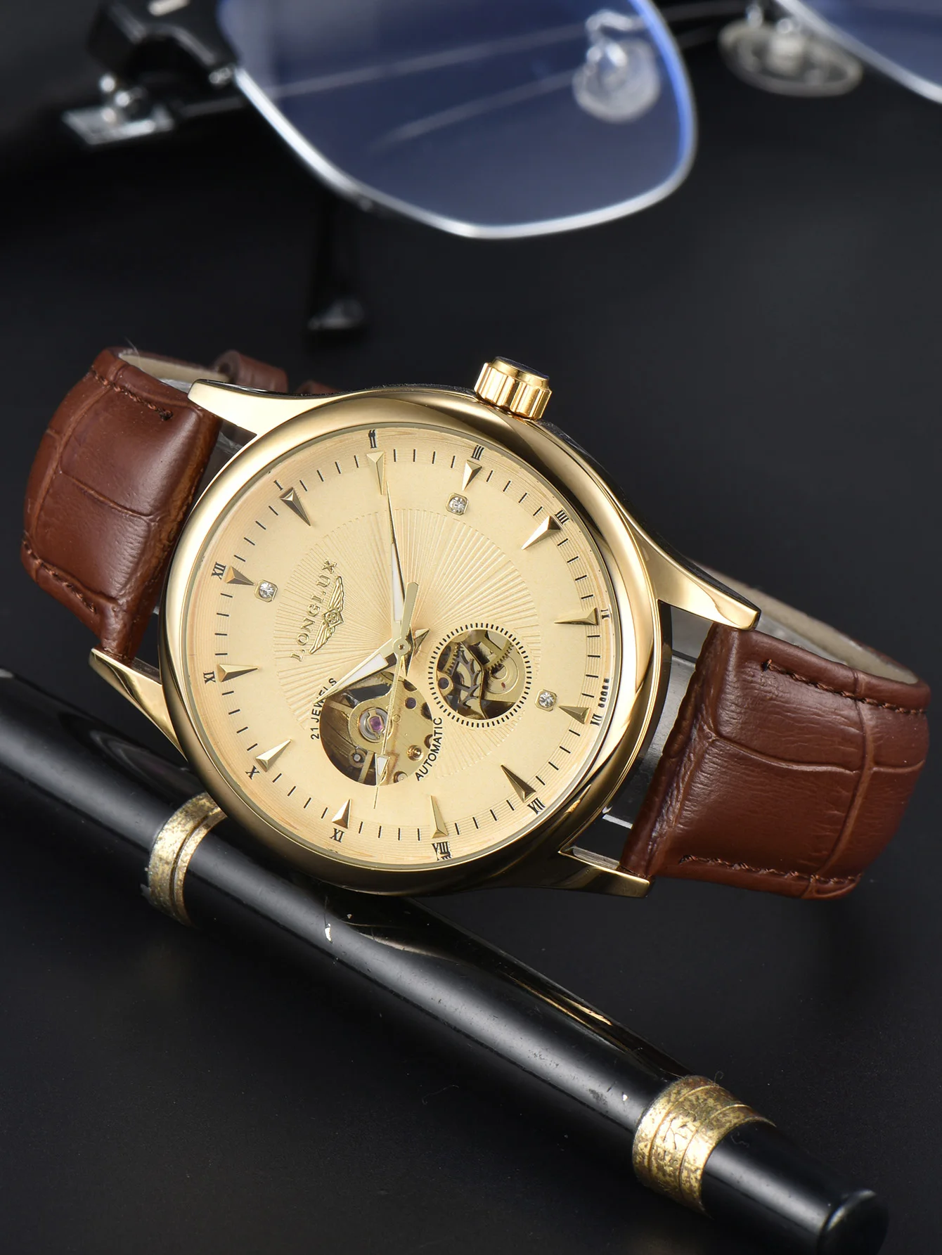 LONGLUX automatic watch elegan - огляд і ціна Minute Repeater Watch