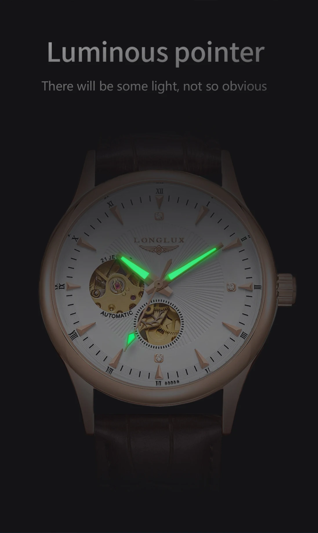LONGLUX automatic watch elegan - огляд і ціна Minute Repeater Watch