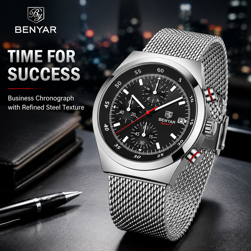 BENYAR Top Luxury Brand Men's  - огляд і ціна Luxury Watch Brands