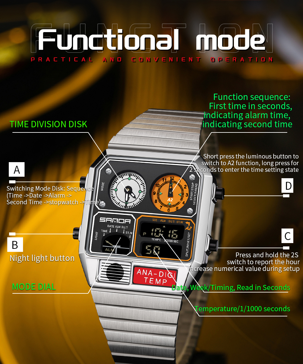SANDA 3192 Factory Men's Wrist - огляд і ціна Minute Repeater Watch